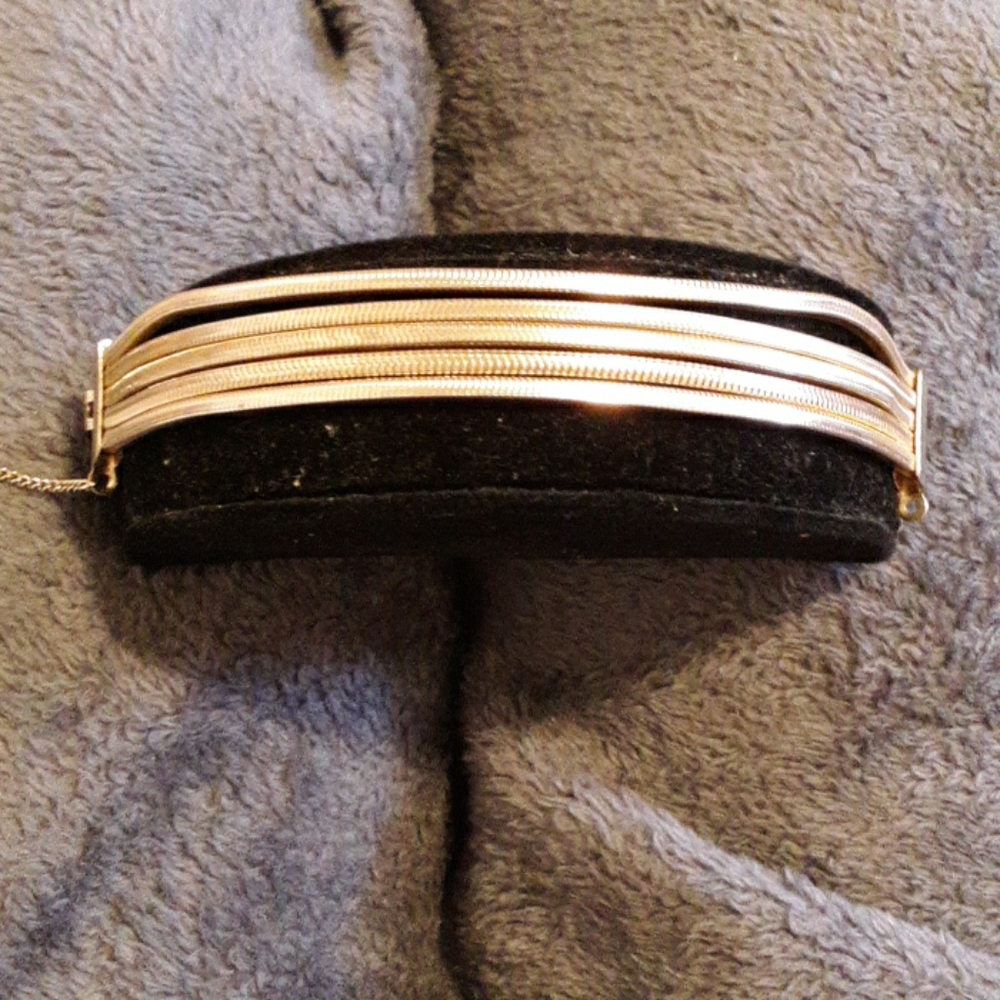 Goldtone 5 Strand Bracelet
